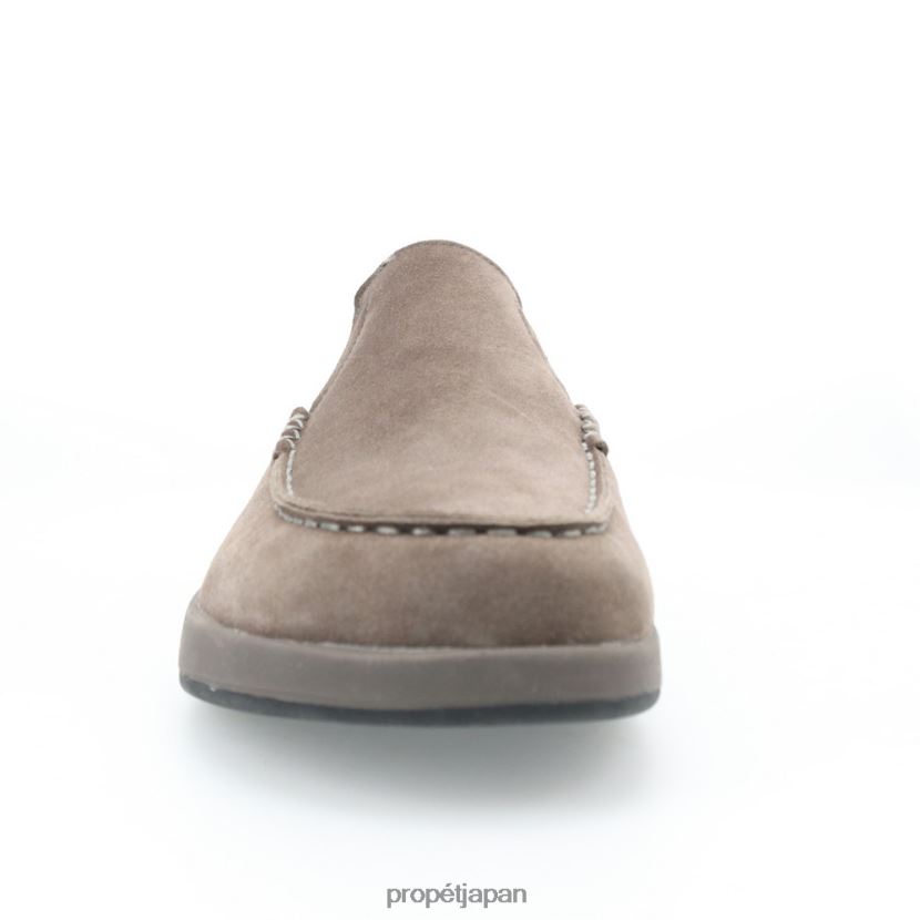 スリッパ ブラック/ブラウン/ストーン Propet 0608P080 エドセル 男性