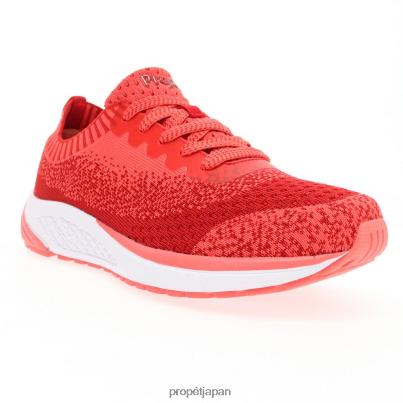 アスレチック レッド/ティール/ブラック/ブルー/グレーピーチ Propet 0608P084 ec-5 女性