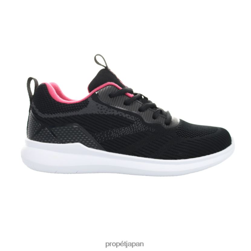 アスレチック ブルーダスク/ブラックピンク/ローズドーン Propet 0608P087 トラベルバウンドピクセル 女性