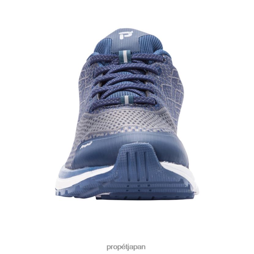 アスレチック クリムゾングレー/ブラックシルバー/ネイビーグレー Propet 0608P08 一 男性