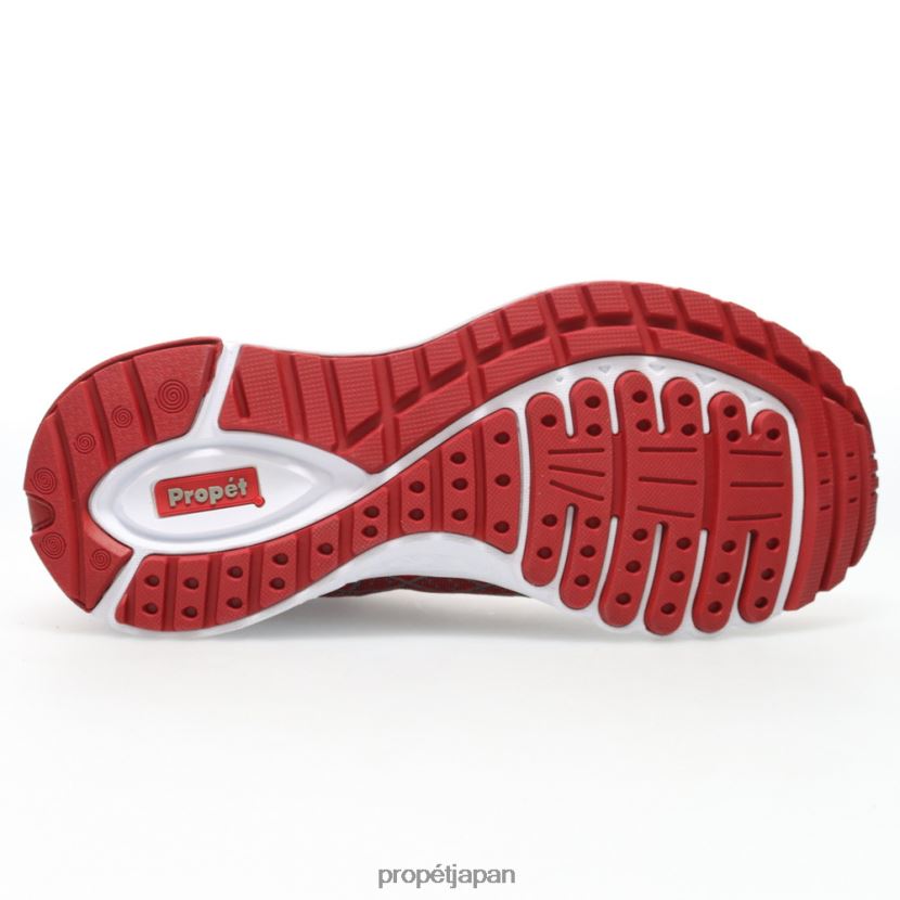 アスレチック クリムゾングレー/ブラックシルバー/ネイビーグレー Propet 0608P08 一 男性