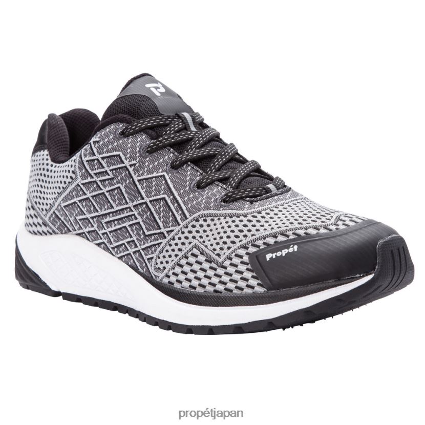 アスレチック クリムゾングレー/ブラックシルバー/ネイビーグレー Propet 0608P08 一 男性