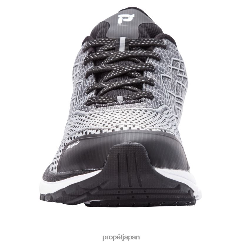 アスレチック クリムゾングレー/ブラックシルバー/ネイビーグレー Propet 0608P08 一 男性