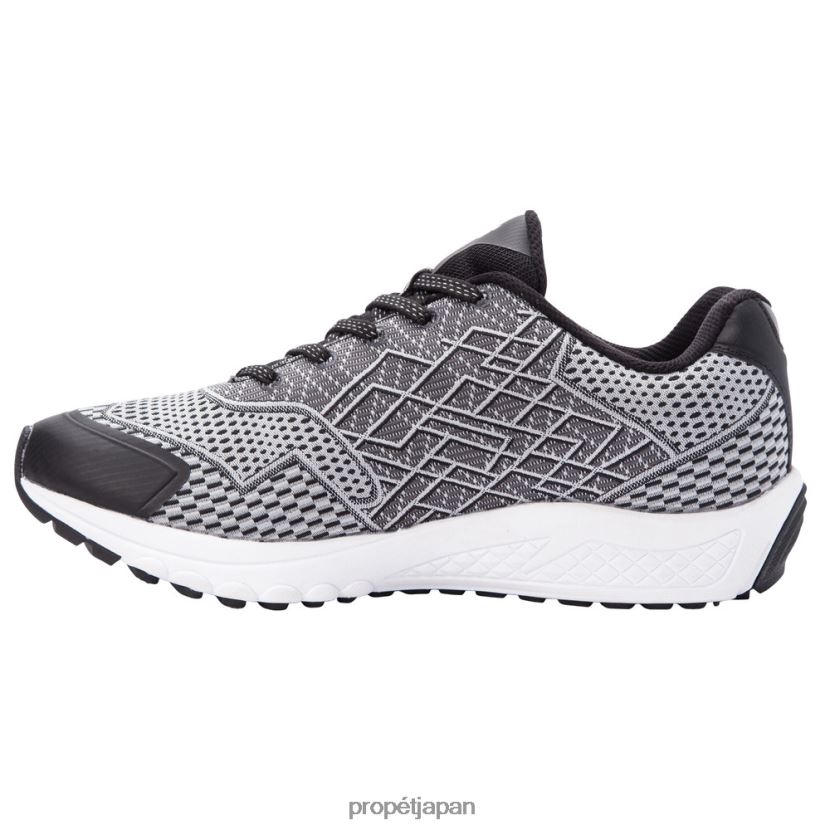 アスレチック クリムゾングレー/ブラックシルバー/ネイビーグレー Propet 0608P08 一 男性