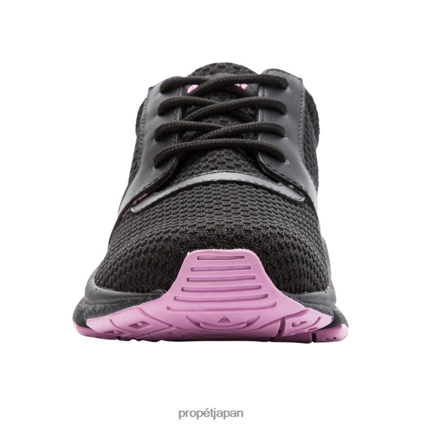 アスレチック ブラック/ライトグレー/ブラックベリー Propet 0608P093 安定性× 女性