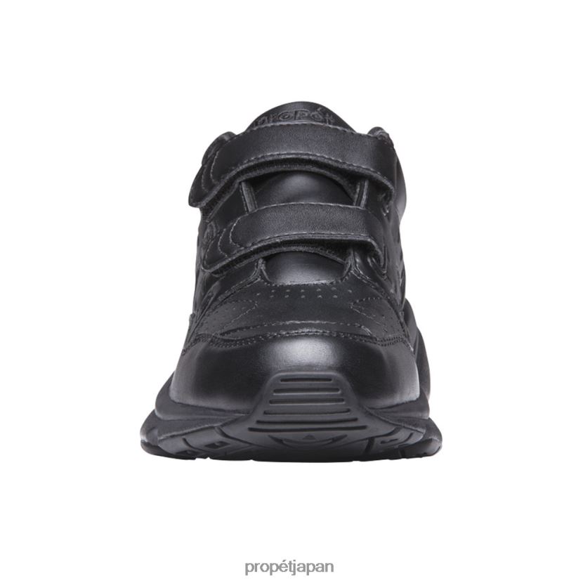 アスレチック 黒、白 Propet 0608P096 安定性歩行器ストラップ 女性