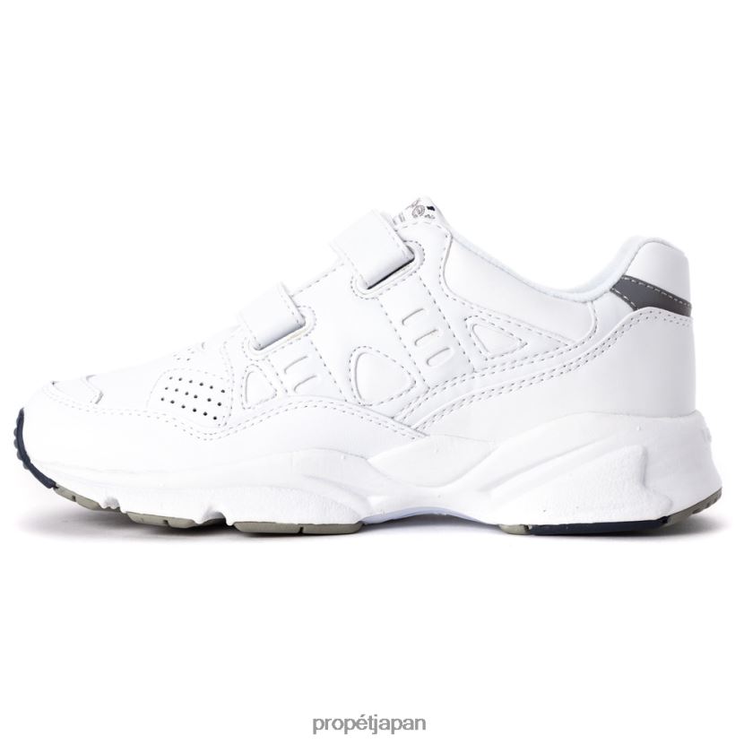 アスレチック 黒、白 Propet 0608P096 安定性歩行器ストラップ 女性